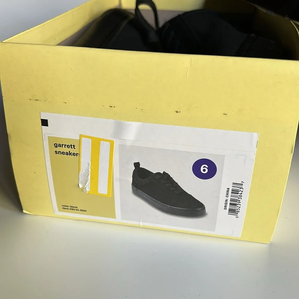 Art Class Garrett Canvas Kids’ Unisex Sneakers Black
